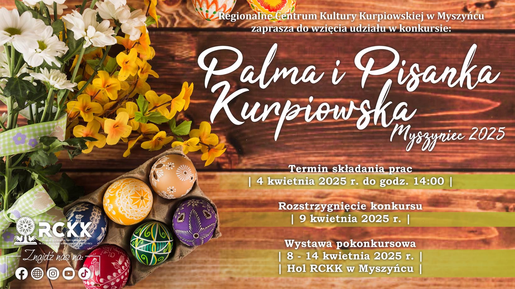 19 marca 2025 r. | Palma i pisanka kurpiowska, Myszyniec 2025