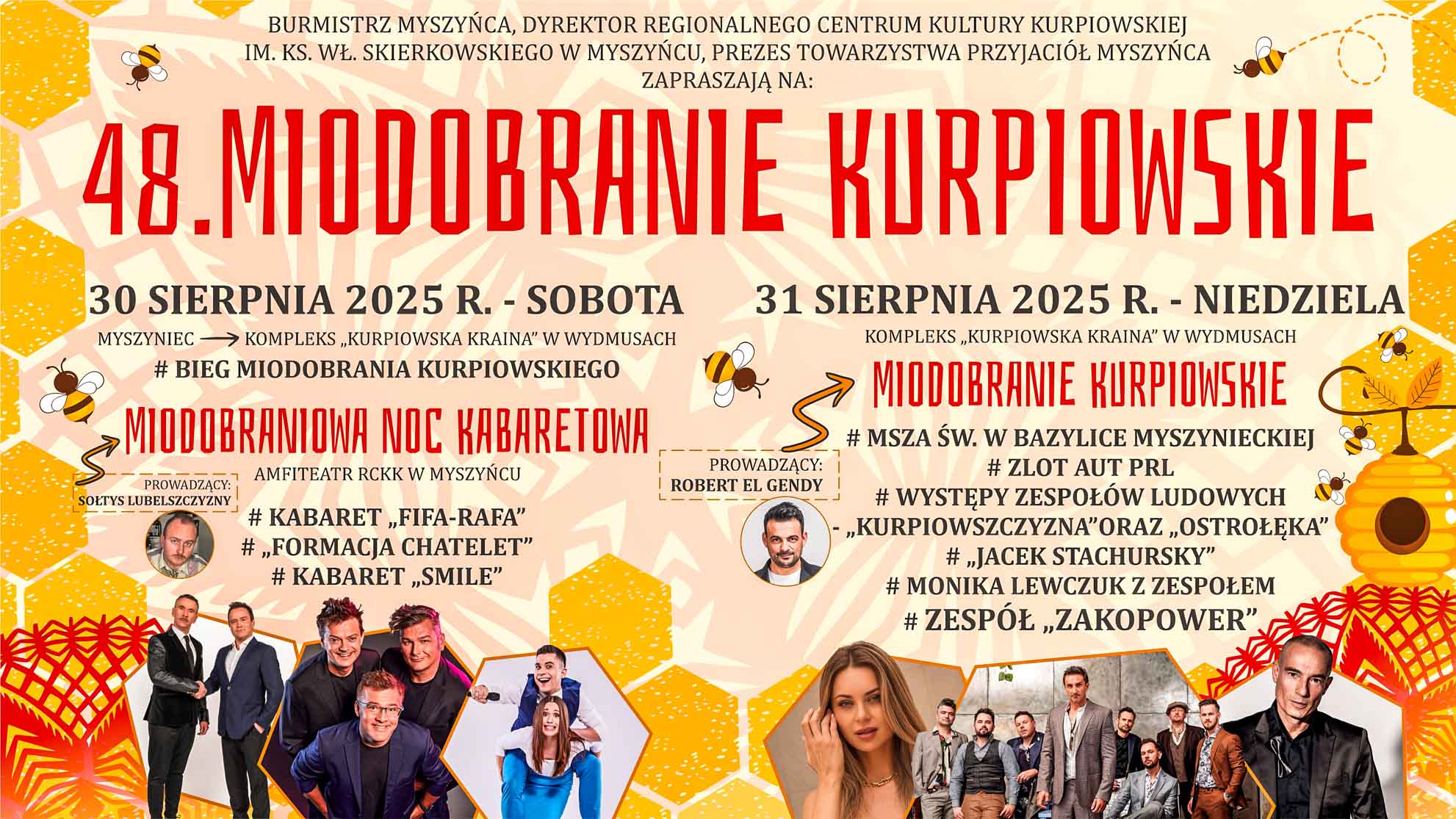 30-31 sierpnia 2025 r. | 48. Miodobranie Kurpiowskie
