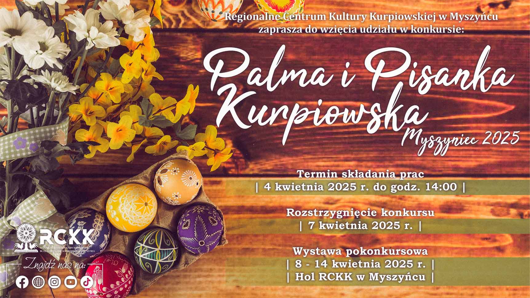 19 marca 2025 r. | Palma i pisanka kurpiowska, Myszyniec 2025