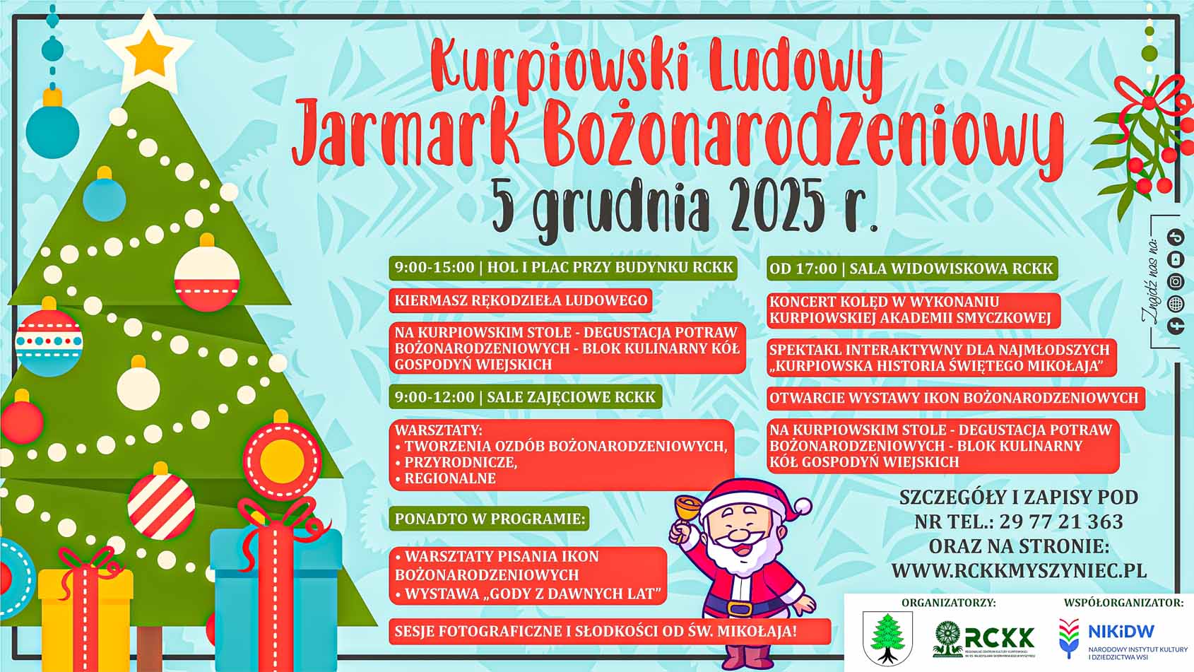 5 grudnia 2025 r. | Kurpiowski Ludowy Jarmark Bożonarodzeniowy