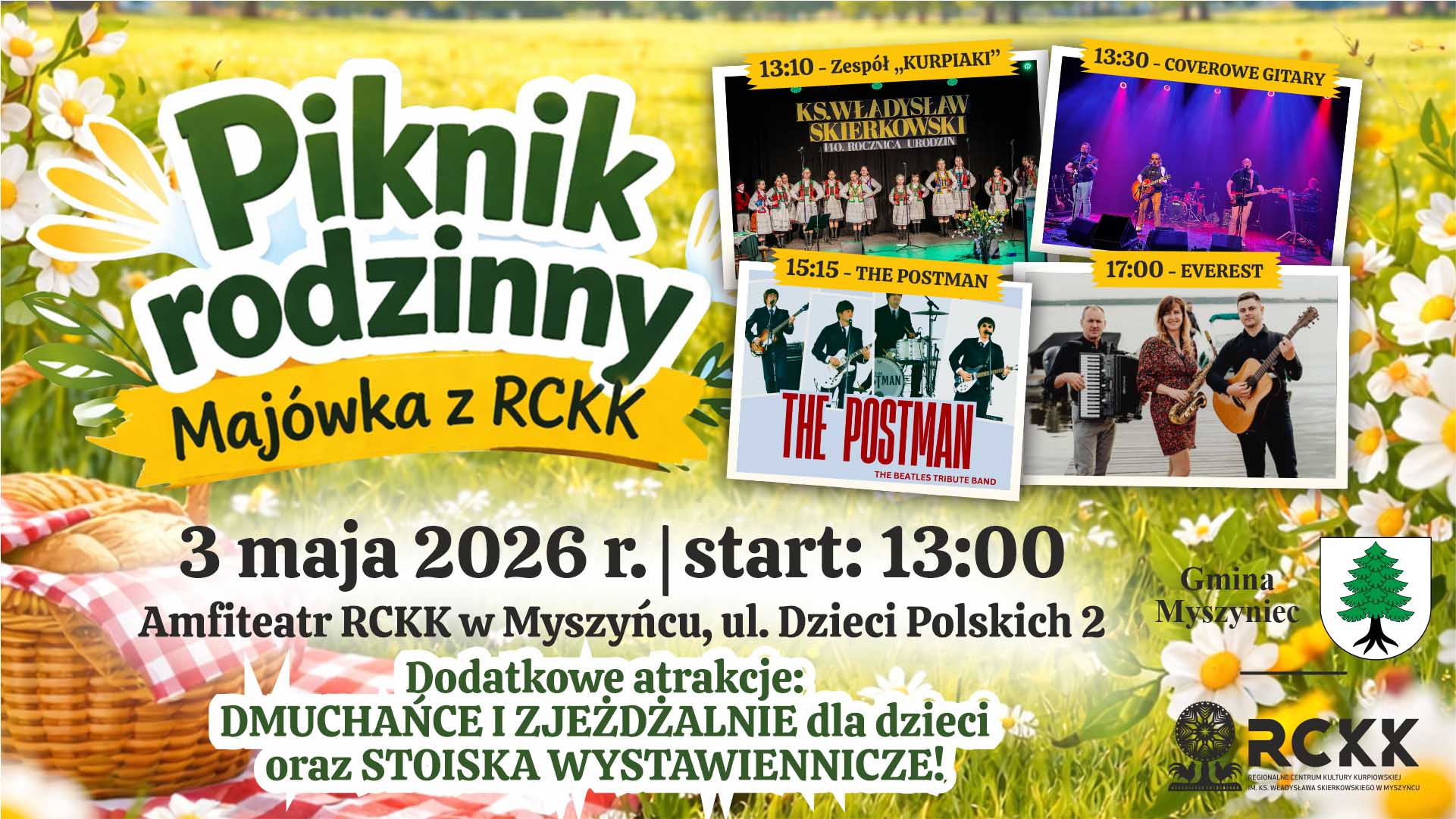 3 maja 2026 r. | Piknik rodzinny - Majówka z RCKK
